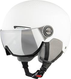 Зимний Шлем Alpina 2021-22 Arber Visor Q-Lite White Matt (См:51-55)