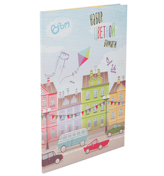 Бумага цветная 16л Boom 8 цв.