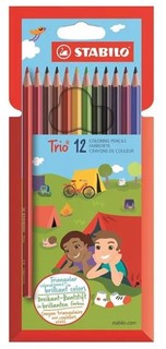 Набор цветных карандашей Trio, 12 цветов Stabilo