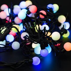 Новогодняя электрическая гирлянда Neon-Night Мультишарики 885525 303-599 10 м разноцветный