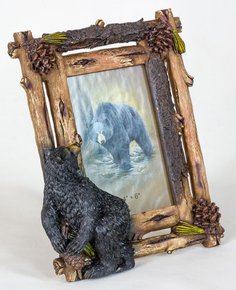 Фоторамка керамическая «Медведь и шишки» 10х15 см Image Art