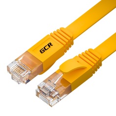 Патч-корд GCR плоский UTP cat.6 10 Гбит/с компьютерный кабель для интернета 0,3м