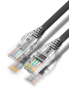 Патч-корд GCR UTP cat.5e 1 Гбит/с компьютерный кабель для интернета 3м