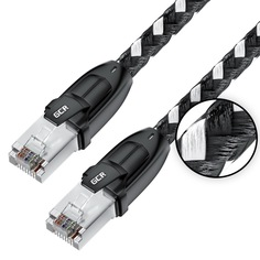 Патч-корд GCR UTP cat.6 10 Гбит/с компьютерный кабель для интернета медный 15м