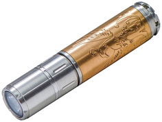 Туристический фонарь Fenix 15th Юбилейный золотистый/серебристый, 3 режима