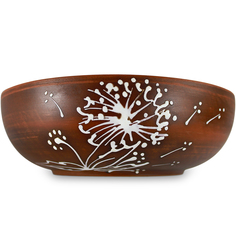 Миска для борща одуванчик 0,7 л Солнечногорская керамика