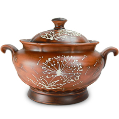 Супница Огромная (одуванчик) 4,5л. d33см. h23cм. 59-823 Солнечногорская керамика