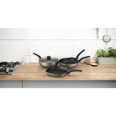 Brabantia Сотейник антипригарный с крышкой HEAT PEARL (28 см)