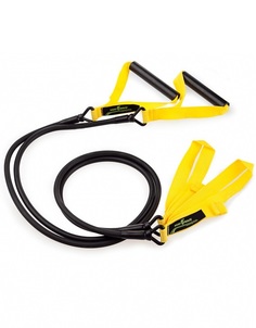 Тренажер для тренировки гребка MadWave Dry Training с ручками (Желтый)