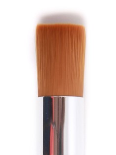 Кисть из нейлона ровная №22 (Цв: Silver)/Kryolan/22M-3110-Silver