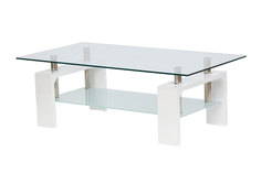 Журнальный столик Hoff Podium II 80321505 110х60х45 см, белый глянцевый
