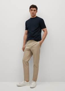 Мерсеризованная футболка regular fit - Bellow Mango