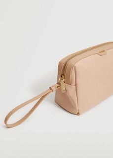 Косметичка с молнией и логотипом - Creta Mango
