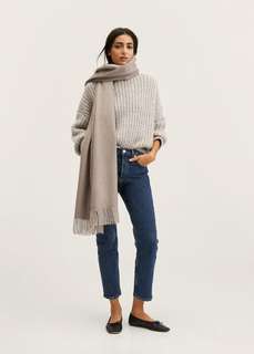 Укороченные джинсы slim с посадкой на талии - Mar Mango