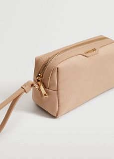 Косметичка с молнией и логотипом - Creta Mango