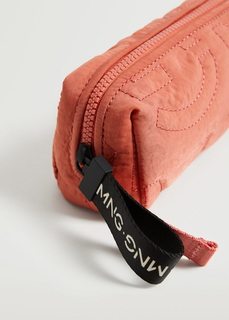 Косметичка с молнией и логотипом - Letters Mango