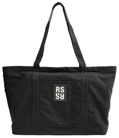 Сумка-шоппер из денима с патчем RAF Simons