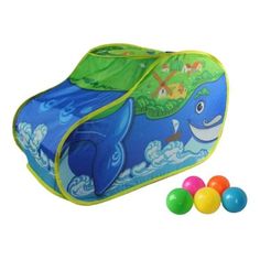 Игровая палатка Наша Игрушка Чудо-кит, (шарики 20 шт.)