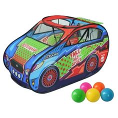 Игровая палатка Наша Игрушка Авторалли, (шарики 20 шт.)