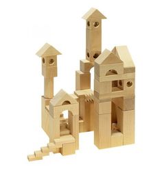 Деревянный конструктор Пелси Сказочные замки (104 дет.)