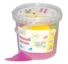 Набор для творчества Genio Kids Умный песок розовый 1 кг