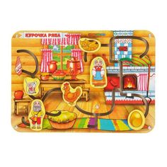 Лабиринт Woodland Курочка Ряба, 28.5 х 19.5 х 0.6 см