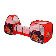 Игровая палатка Наша Игрушка Волшебный город, с туннелем
