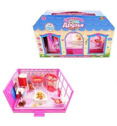 Игровой набор Счастливые друзья Модульная комната Abtoys