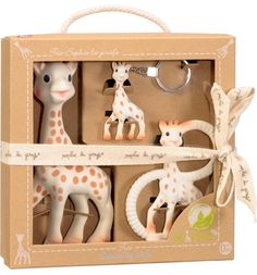 Игровой набор Sophie la girafe Жирафик Софи 3 в 1