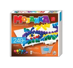 Мозаика классическая Десятое Королевство d 10+d 15/6 цв/240шт/2поля/230х200х35/микрог/УФЛ