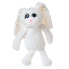 Мягкая игрушка Abtoys Реснички. Кролик 20 см цвет: белый
