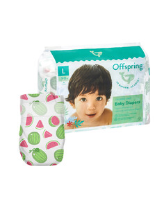 Offspring подгузники, L 9-13 кг. 36 шт. расцветка Арбузы