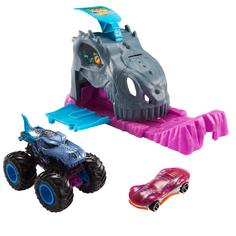 Hot Wheels Монстр-Трак игровой набор Пусковой гараж