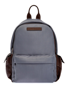 Вместительный рюкзак в стиле leisure с отделкой из кожи Brunello Cucinelli