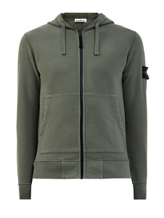 Толстовка в спортивном стиле из хлопкового футера Stone Island