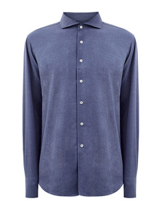 Рубашка в стиле casual из мерсеризованного хлопка Canali