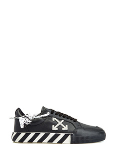 Кеды Vulcanized из зернистой кожи с графическим рантом Off White