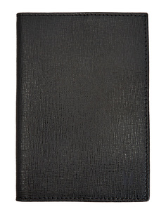 Обложка для паспорта из кожи с сафьяновой отделкой Moreschi