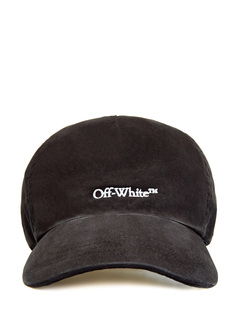 Бейсболка Bookish OW с контрастным вышитым логотипом Off White