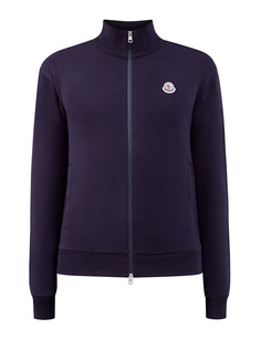 Толстовка из хлопка с двойным пуллером и боковыми застежками Moncler