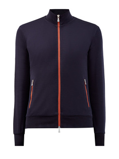 Толстовка из плотного хлопка с яркими молниями Eleventy