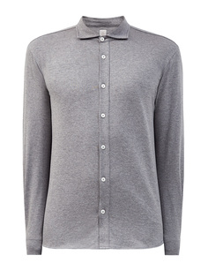 Рубашка в стиле casual из мягкого хлопка Eleventy