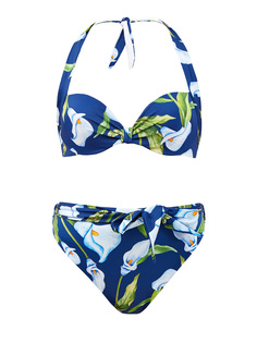 Бикини из быстросохнущей ткани с тропическим принтом MC2 Saint Barth