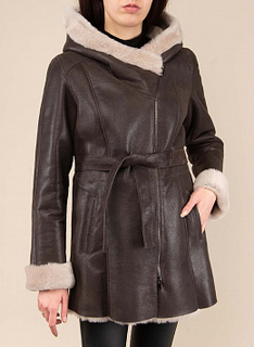 Короткая дубленка из натуральной овчины 13, КАЛЯЕВ
