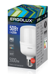 Лампочка Ergolux Pro E27/E40 50W 150-260V 6500K 5000Lm LED-HW-50W-E40-6K 14329
