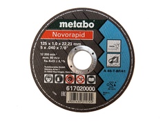 Диск Metabo Novorapid 125x1.0 A46T Inox Отрезной для стали 617020000