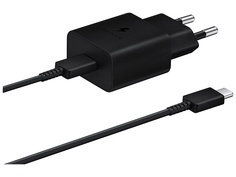 Зарядное устройство Samsung EP-T1510 1xUSB Type-C + Cable USB Type-C Black EP-T1510XBEGRU