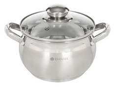 Кастрюля Daniks Классика SD-20 3.9L 204073