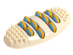 Массажер Onlitop 10 колёс с шипами White-Light Blue 3530678