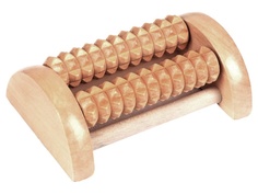 Массажер Onlitop Барабан 2 ролика с шипами, деревянный 6945214